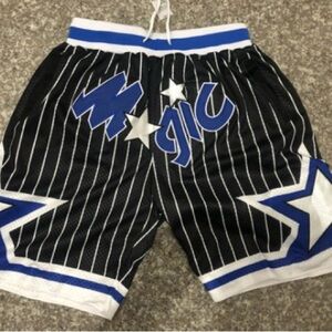Magic Athletic Men's Shorts in Black and Blue